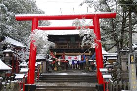 雪の青井阿蘇神社