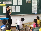 龍野小学校訪問の画像