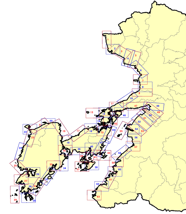 津波浸水予測位置図