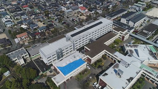 県立熊本工業高等学校の俯瞰画像