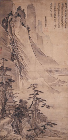 楼閣山水図の作品画像