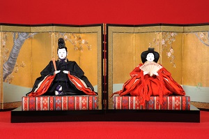 Festival Dolls Representing the Emperor and the Empress  1914