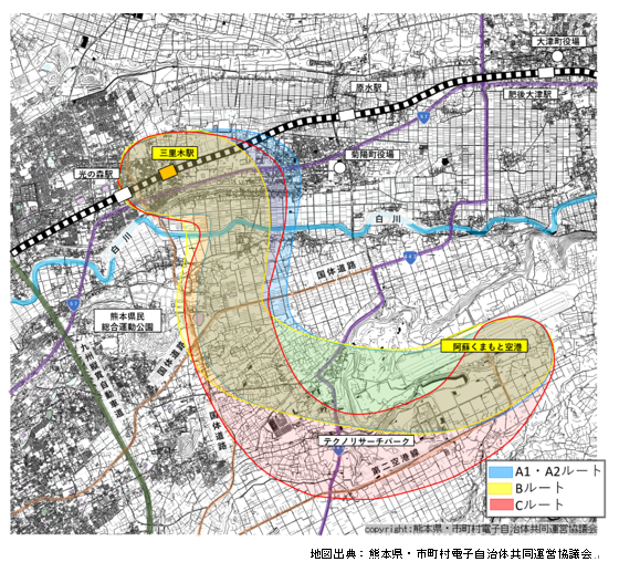 令和元年度調査結果ルート図