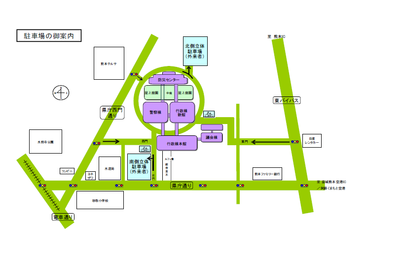 駐車場案内図