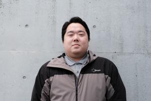 正面を向いた様子