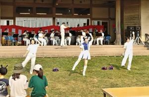 風鎮祭での音楽隊の演奏写真