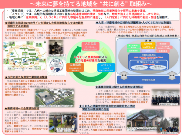 未来に夢を持てる地域を共に創る取組み