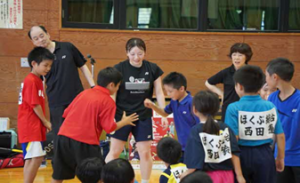 バドミントン県を目指す様子①