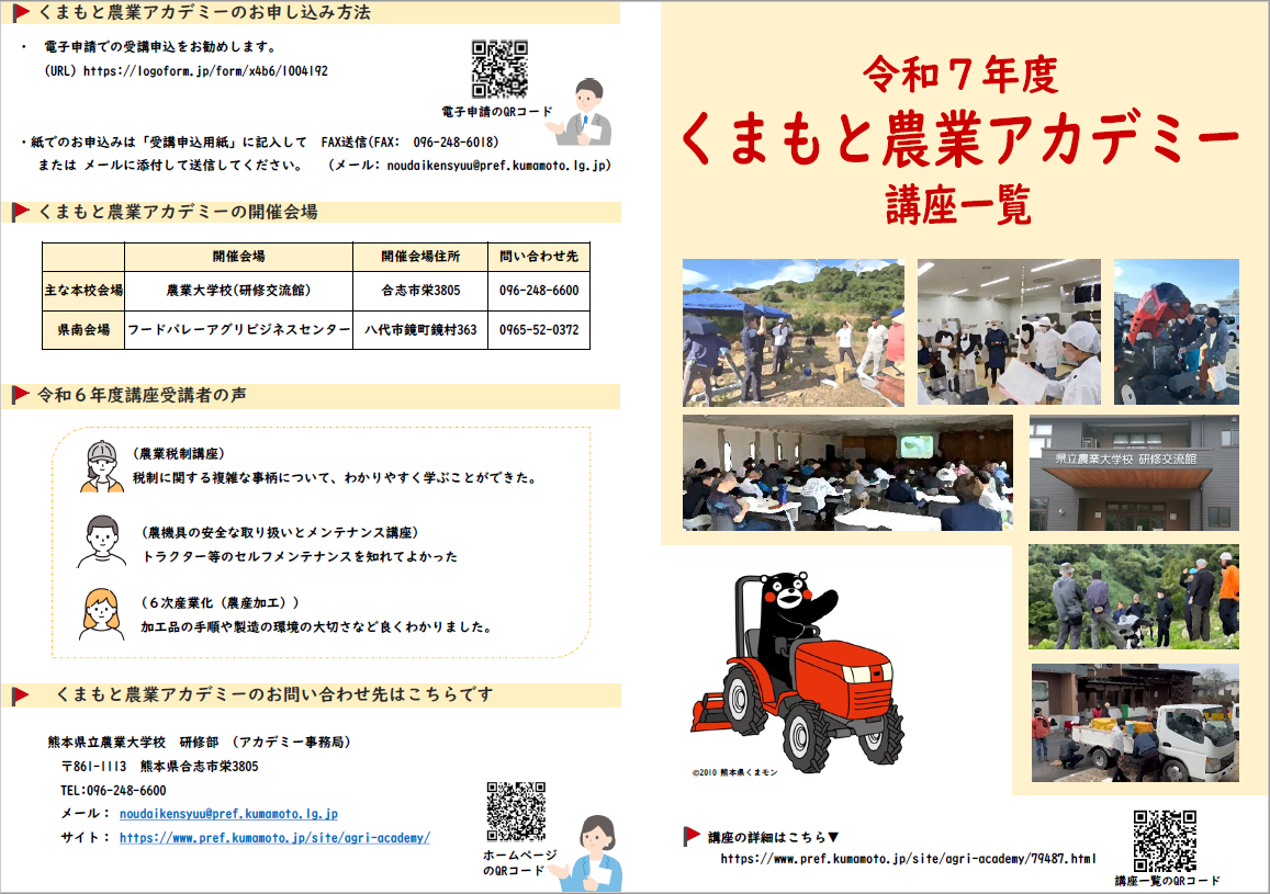 リーフレット表