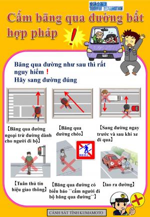 Cấm băng qua đường bất hợp pháp
