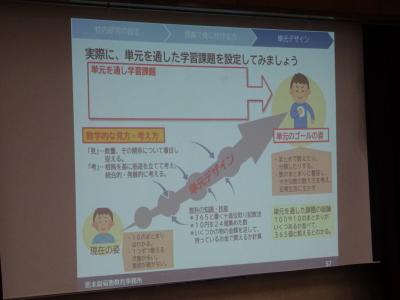 単元を通した学習課題