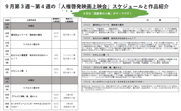 R7.9月第3-4週スケジュール