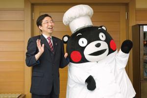 木村知事・くまモン