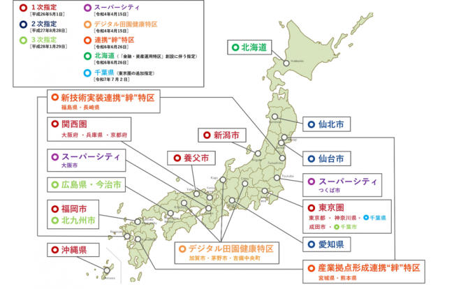 特区認定区域