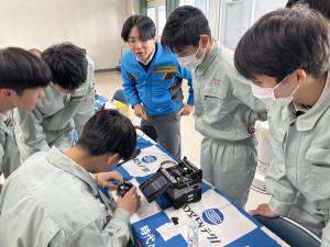 玉名工業高校の様子