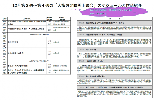 R7.12月第3-4週スケジュール