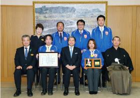 熊本県選手団との記念写真