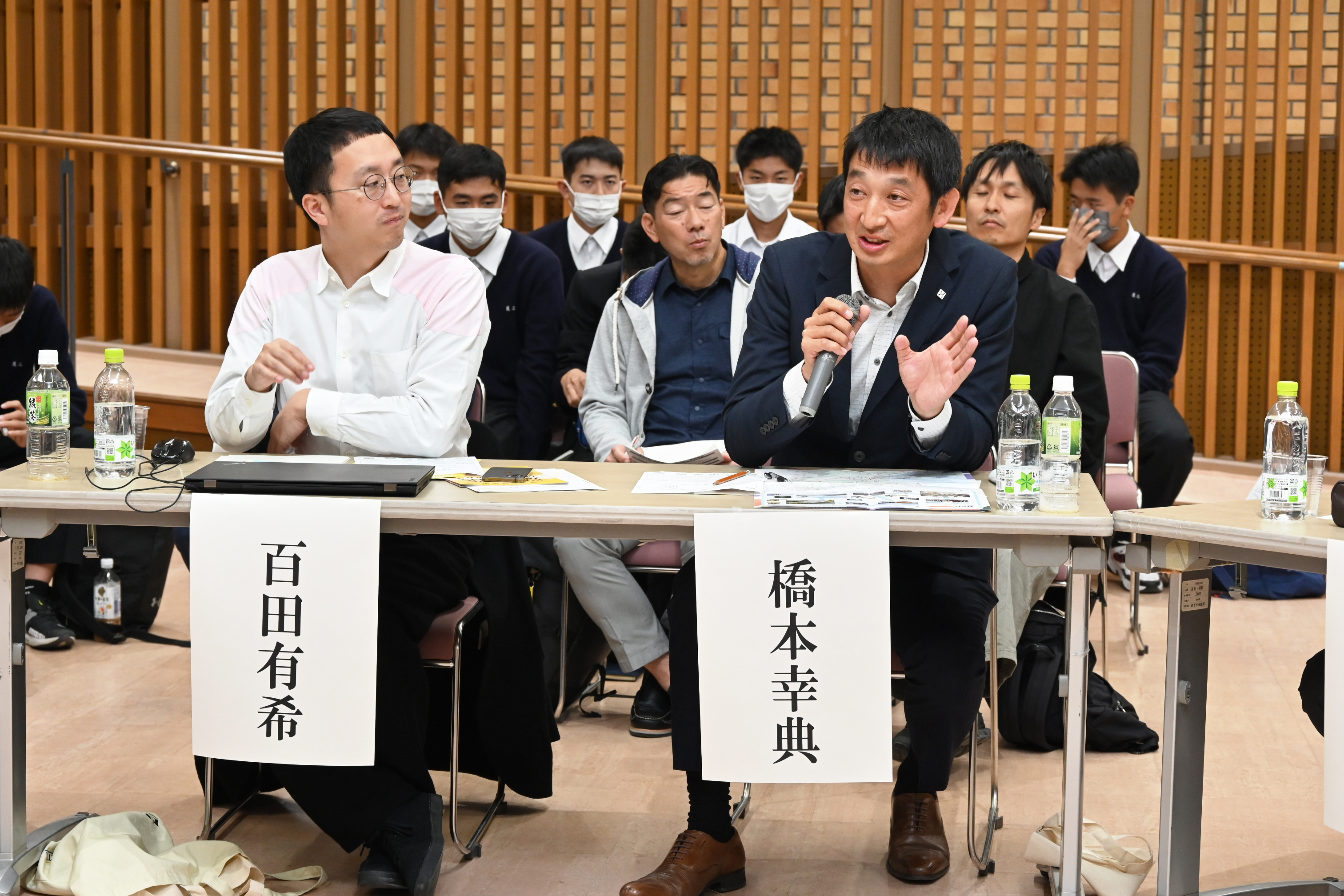 震災ミュージアム関係者