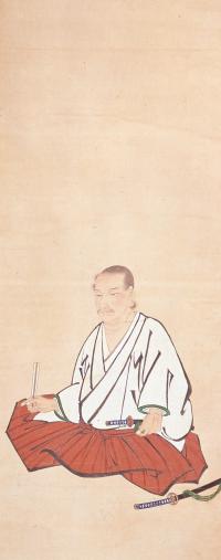 《宮本武蔵像》江戸時代中期(18世紀)熊本県立美術館所蔵