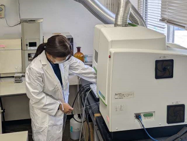 化学分析様子