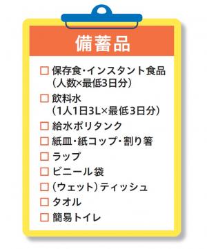 備蓄品リスト