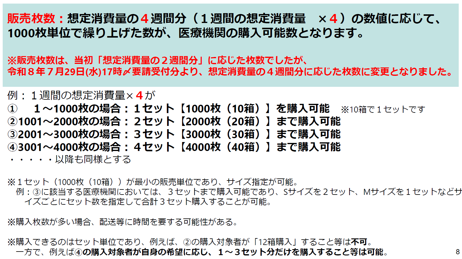 購入可能枚数