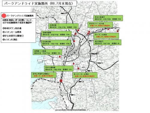 パークアンドライドマップ（R8.7月末）