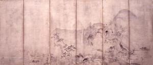 四季耕作図(右隻)