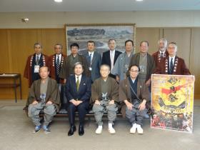 八代妙見祭関係者による表敬訪問の画像2