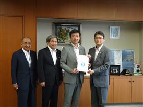 国土交通省田中副大臣へ要望