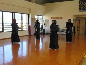 剣道訓練の状況