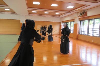 剣道の訓練の様子