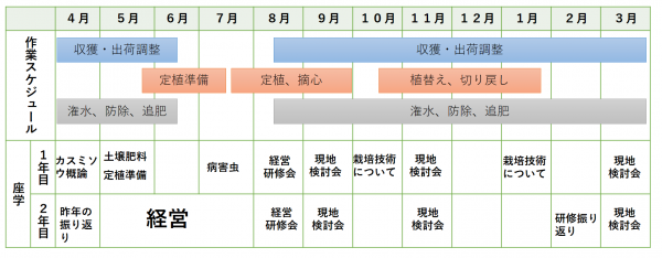 研修スケジュール