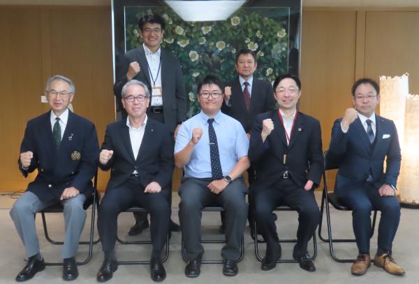 世界アーチェリー選手権大会日本代表高宗選手表敬
