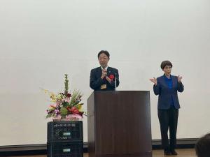 木村知事の来賓挨拶の様子