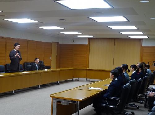 知事によるあいさつ