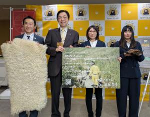 さとう農園表敬