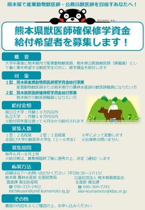 修学資金給付者の募集