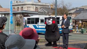 オープニングイベントで木村知事が挨拶をしている写真（その2）