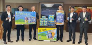 サントリー株式会社による知事表敬（熊本県庁）