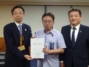 上野大臣面会
