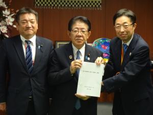 金子大臣面会