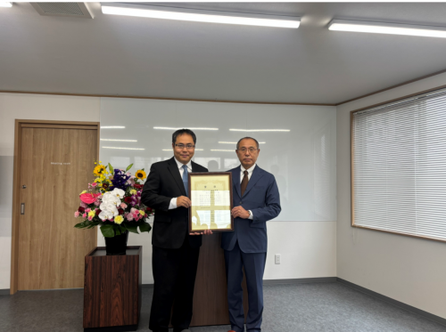 株式会社オオタ様 将来世代応援企業賞伝達
