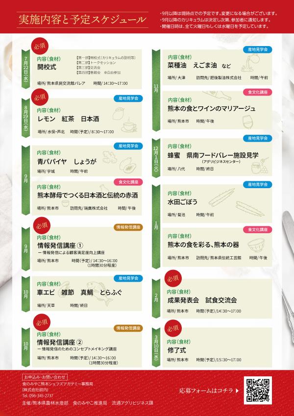 募集チラシ裏面