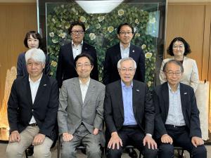 一般社団法人日本農福連携協会知事表敬・集合写真