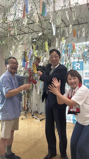 知事スリーショット